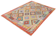 Kilim 4’ 9″ x 6’ 6″ - No. AV72491 - ALRUG Rug Store