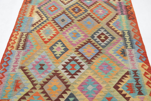 Kilim 4’ 9″ x 6’ 6″ - No. AV72491 - ALRUG Rug Store