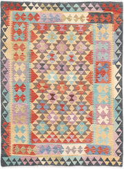 Kilim 4’ 10” x 6’ 5″ - No. AV57960 - ALRUG Rug Store