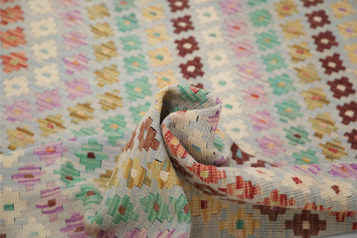 Kilim 4’ 9″ x 6’ 5″ - No. AV83851 - ALRUG Rug Store