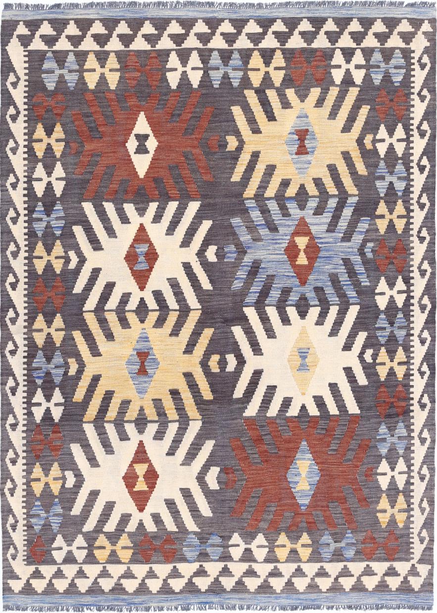 Kilim 4’ 9″ x 6’ 6″ - No. AV76567 - ALRUG Rug Store