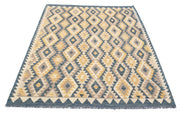 Kilim 4’ 10” x 6’ 8″ - No. AV27952 - ALRUG Rug Store