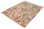 Kilim 4’ 9″ x 6’ 5″ - No. AV27500 - ALRUG Rug Store