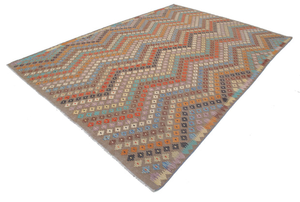 Kilim 7’ 11” x 11’ 2″ - No. AV66066 - ALRUG Rug Store