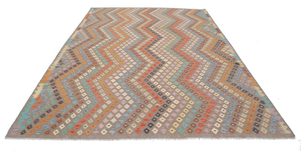 Kilim 7’ 11” x 11’ 2″ - No. AV66066 - ALRUG Rug Store