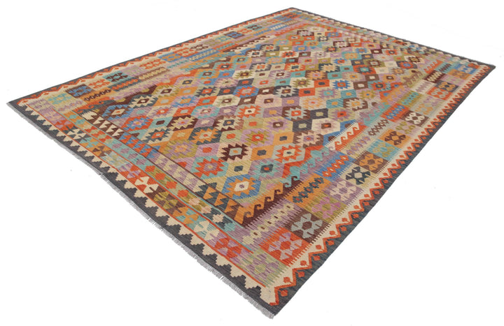 Kilim 8’ 0″ x 11’ 0″ - No. AV54014 - ALRUG Rug Store
