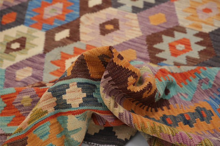 Kilim 8’ 0″ x 11’ 0″ - No. AV54014 - ALRUG Rug Store