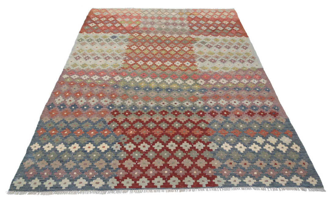Kilim 5’ 6″ x 7’ 10” - No. AV31881 - ALRUG Rug Store