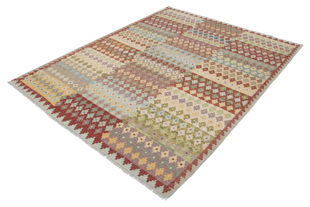 Kilim 5’ 8″ x 7’ 8″ - No. AV36385 - ALRUG Rug Store