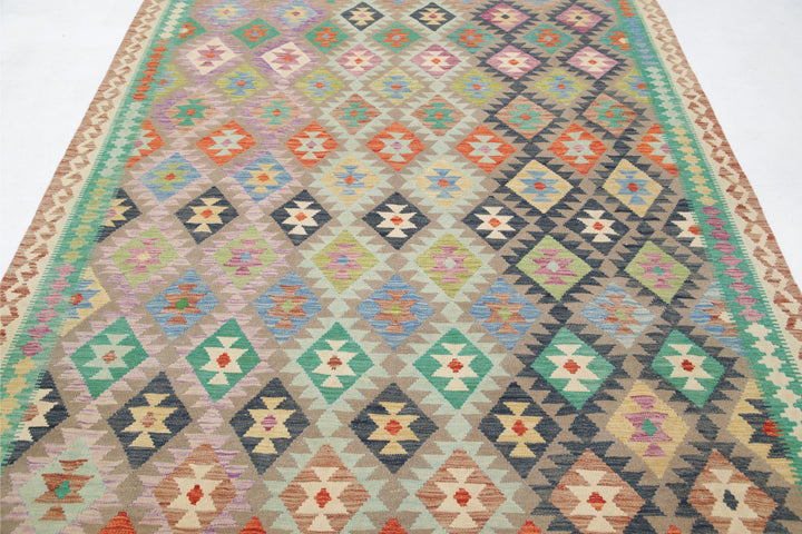 Kilim 6’ 5″ x 9’ 10” - No. AV33776 - ALRUG Rug Store