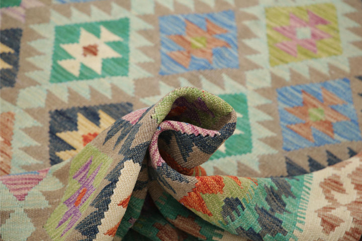 Kilim 6’ 5″ x 9’ 10” - No. AV33776 - ALRUG Rug Store