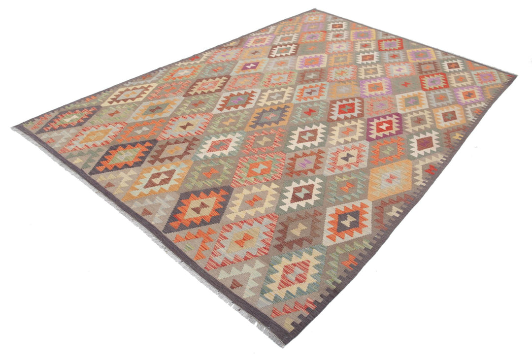 Kilim 6’ 6″ x 9’ 6″ - No. AV87262 - ALRUG Rug Store