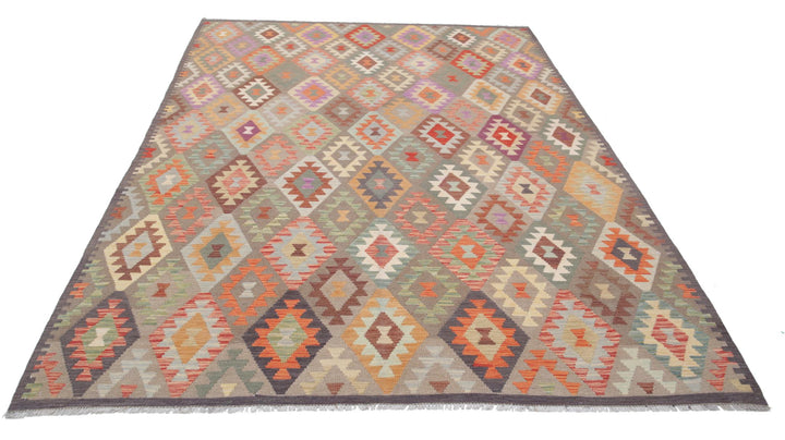 Kilim 6’ 6″ x 9’ 6″ - No. AV87262 - ALRUG Rug Store