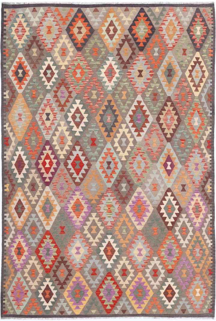 Kilim 6’ 6″ x 9’ 6″ - No. AV87262 - ALRUG Rug Store