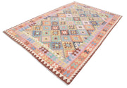 Kilim 6’ 6″ x 9’ 7″ - No. AV93368 - ALRUG Rug Store