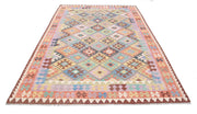 Kilim 6’ 6″ x 9’ 7″ - No. AV93368 - ALRUG Rug Store