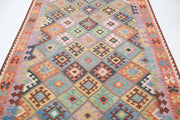 Kilim 6’ 6″ x 9’ 7″ - No. AV93368 - ALRUG Rug Store