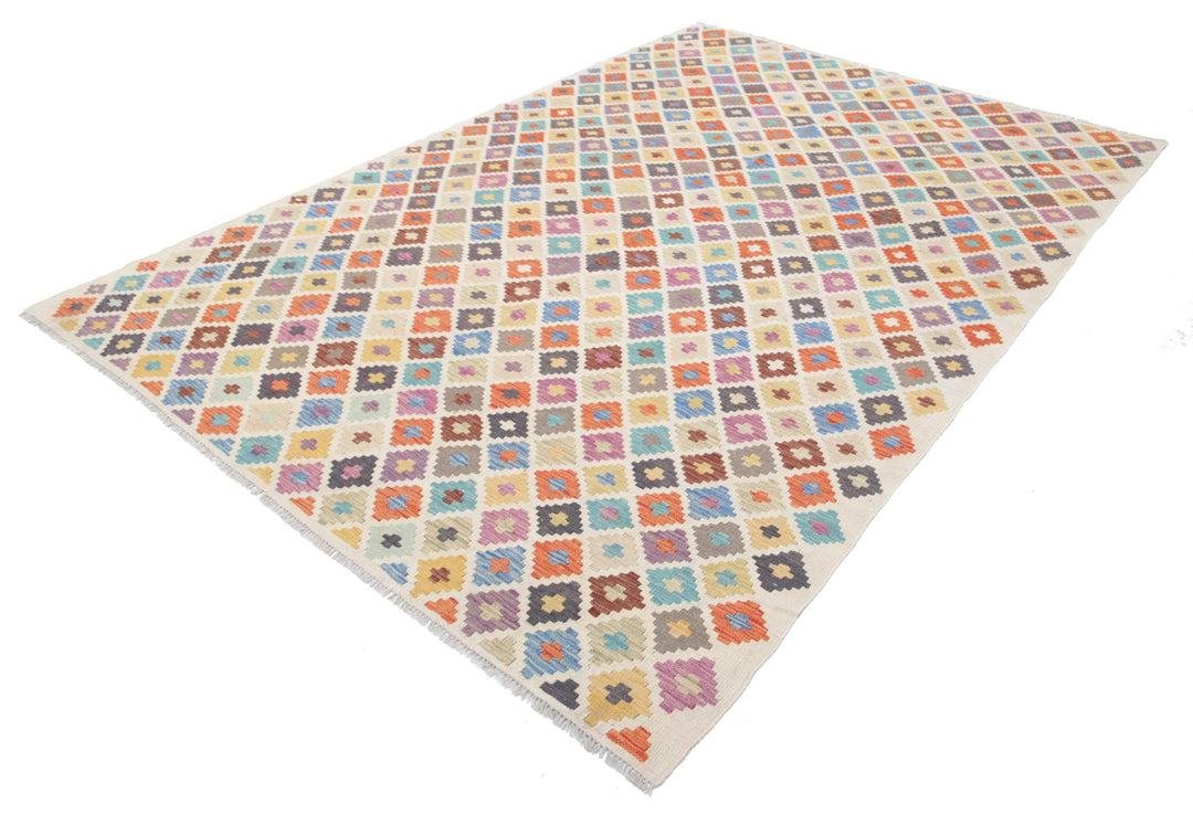 Kilim 6’ 6″ x 9’ 10” - No. AV29097 - ALRUG Rug Store