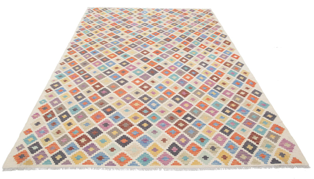 Kilim 6’ 6″ x 9’ 10” - No. AV29097 - ALRUG Rug Store