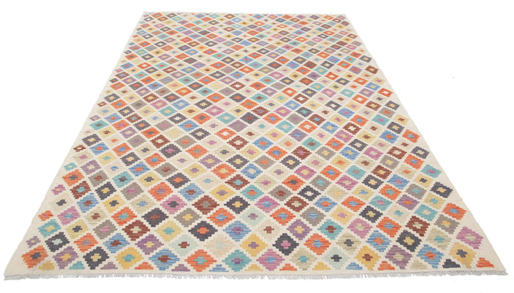 Kilim 6’ 6″ x 9’ 10” - No. AV29097 - ALRUG Rug Store