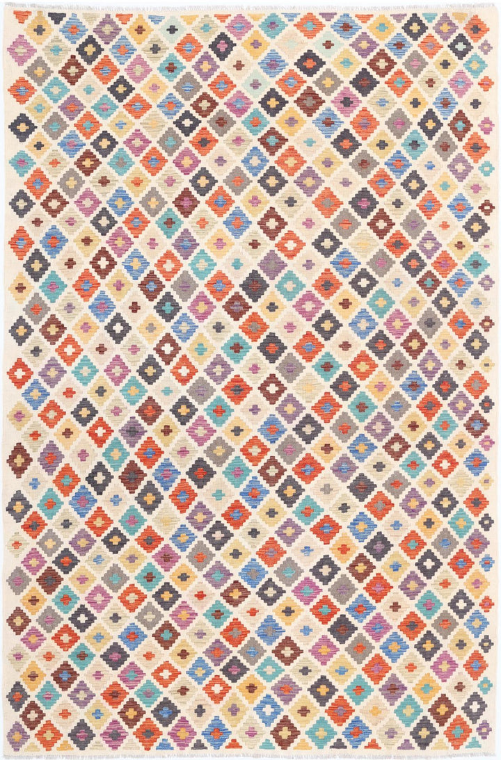 Kilim 6’ 6″ x 9’ 10” - No. AV29097 - ALRUG Rug Store