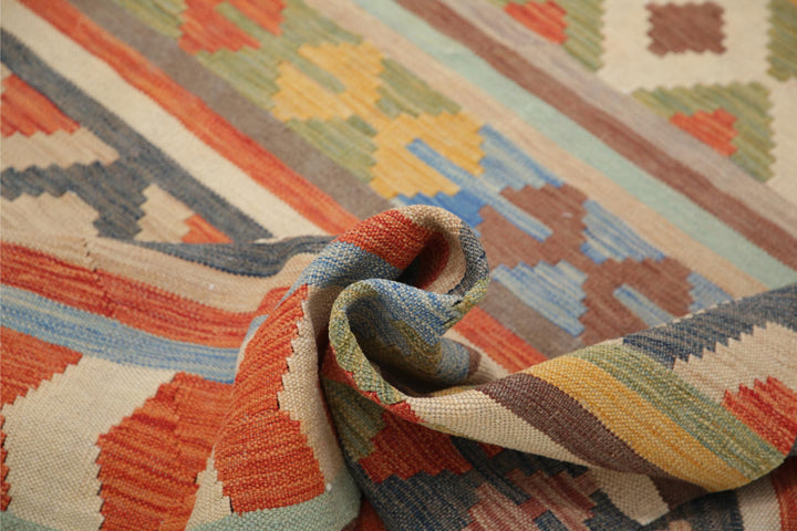 Kilim 6’ 5″ x 9’ 5″ - No. AV94530 - ALRUG Rug Store