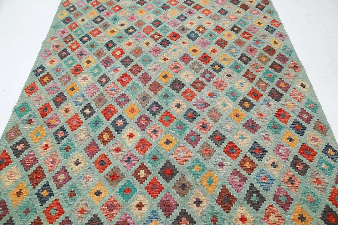 Kilim 6’ 5″ x 9’ 7″ - No. AV86080 - ALRUG Rug Store