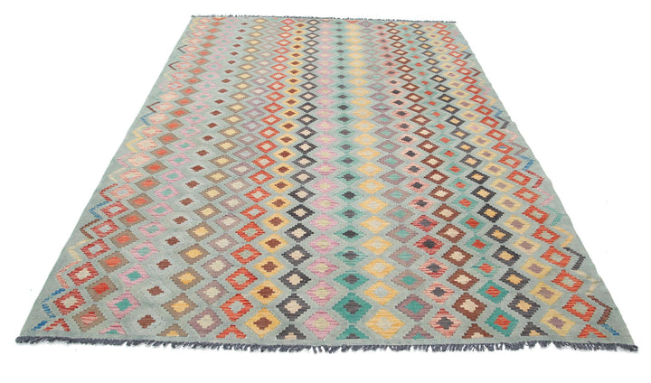 Kilim 6’ 4″ x 9’ 6″ - No. AV84206 - ALRUG Rug Store
