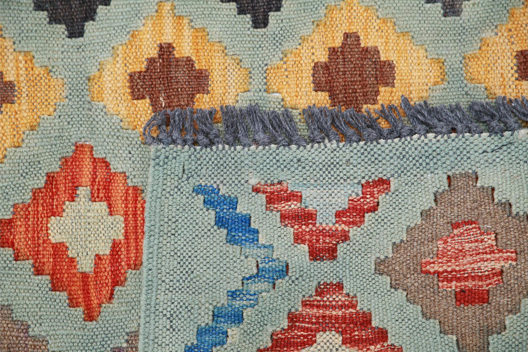 Kilim 6’ 4″ x 9’ 6″ - No. AV84206 - ALRUG Rug Store