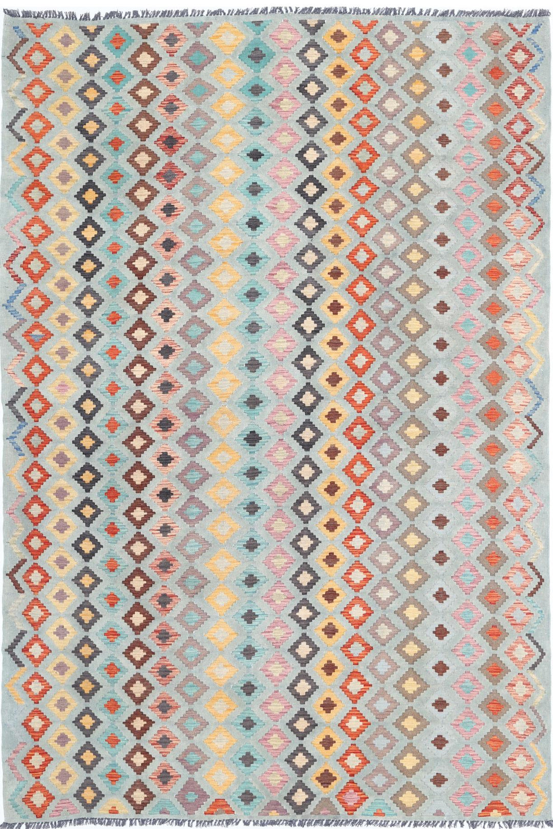 Kilim 6’ 4″ x 9’ 6″ - No. AV84206 - ALRUG Rug Store