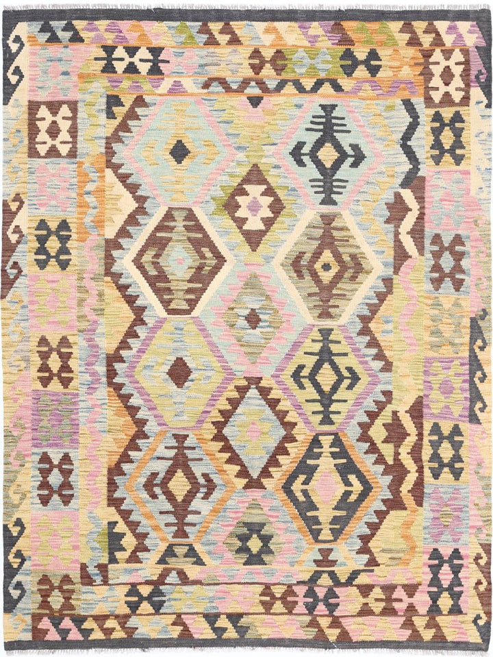 Kilim 5’ 0″ x 6’ 7″ - No. AV30079 - ALRUG Rug Store
