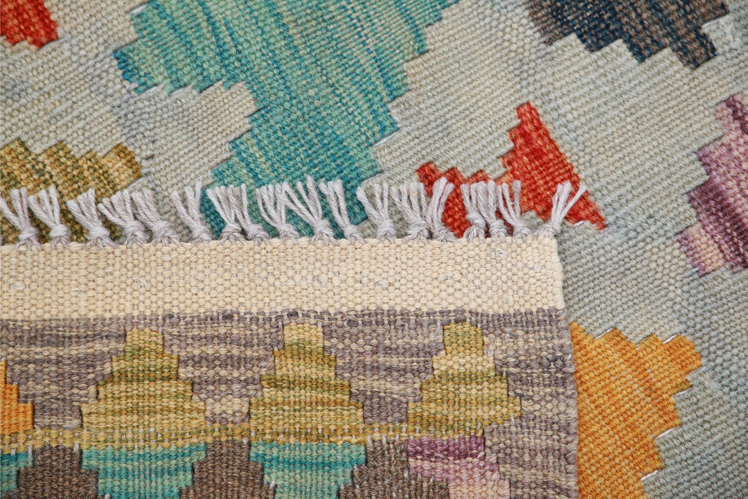 Kilim 4’ 8″ x 6’ 7″ - No. AV63467 - ALRUG Rug Store