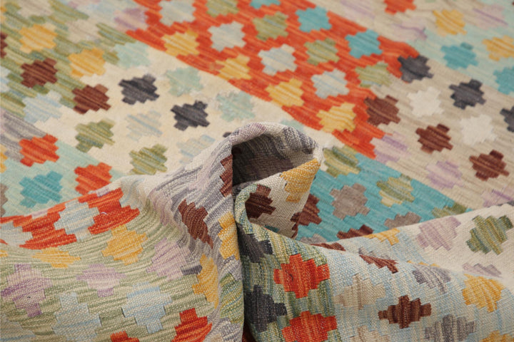 Kilim 4’ 1″ x 5’ 8″ - No. AV99487 - ALRUG Rug Store