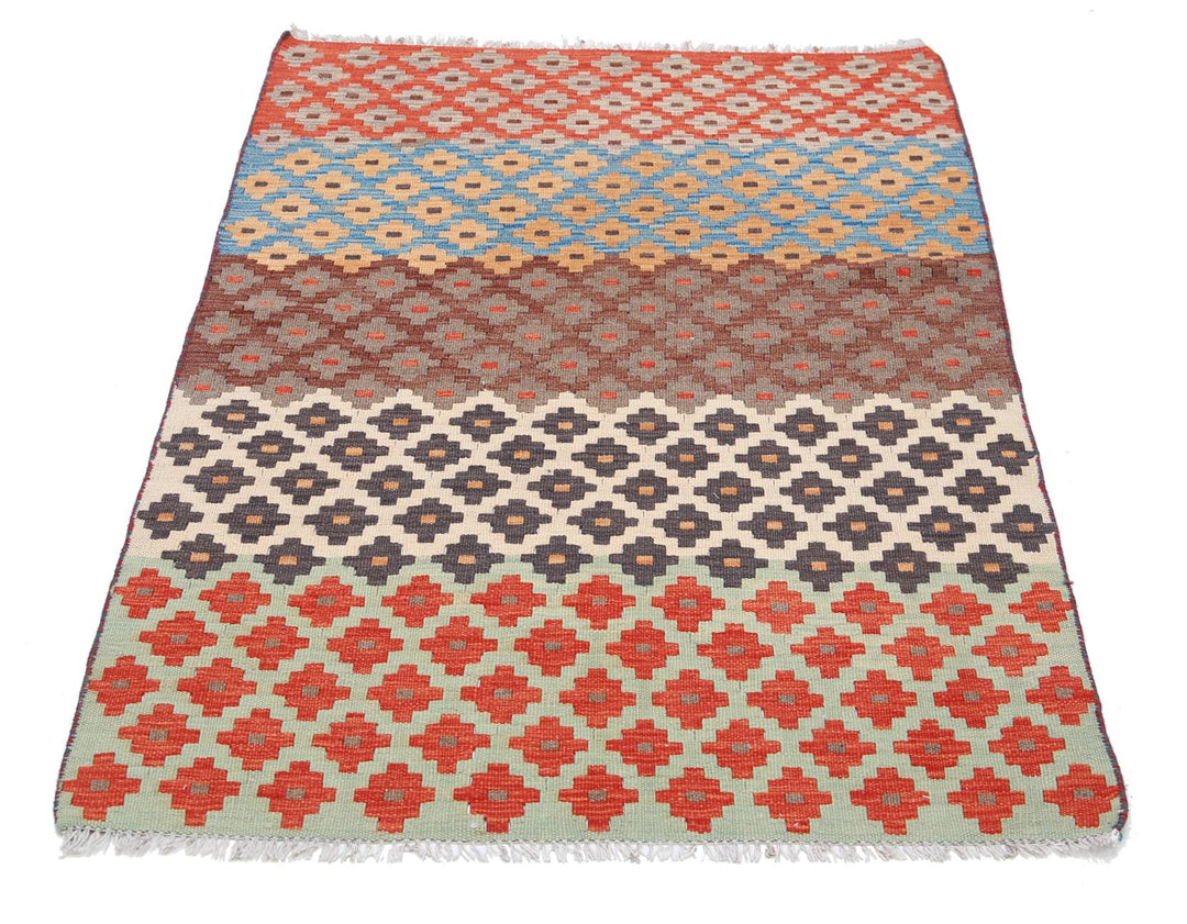 Kilim 3’ 1″ x 4’ 8″ - No. AV41267 - ALRUG Rug Store