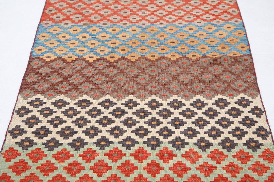 Kilim 3’ 1″ x 4’ 8″ - No. AV41267 - ALRUG Rug Store