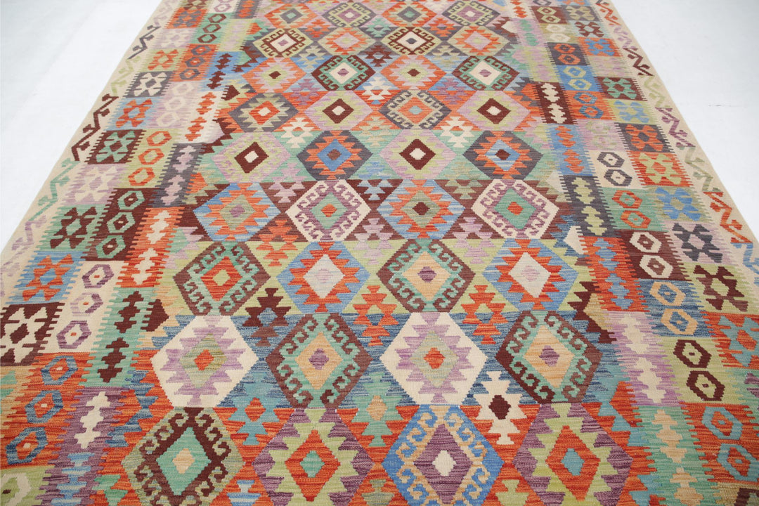 Kilim 8’ 0″ x 11’ 4″ - No. AV59552 - ALRUG Rug Store