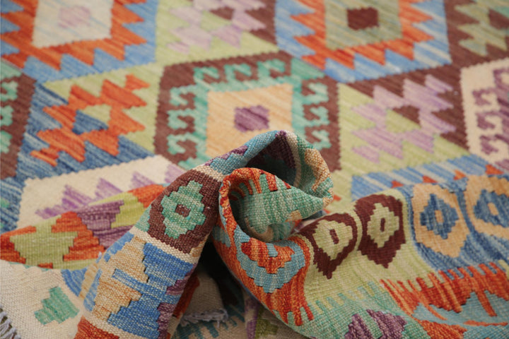 Kilim 8’ 0″ x 11’ 4″ - No. AV59552 - ALRUG Rug Store