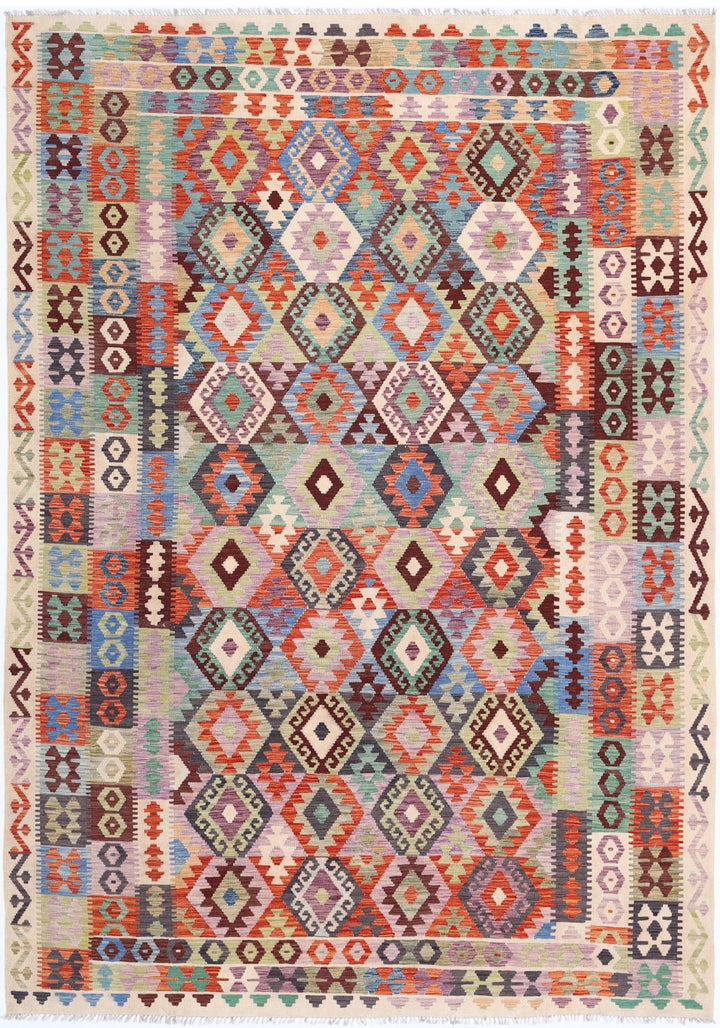 Kilim 8’ 0″ x 11’ 4″ - No. AV59552 - ALRUG Rug Store