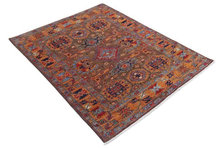 Humna 4’ 0″ x 4’ 10” - No. AV54183 - ALRUG Rug Store