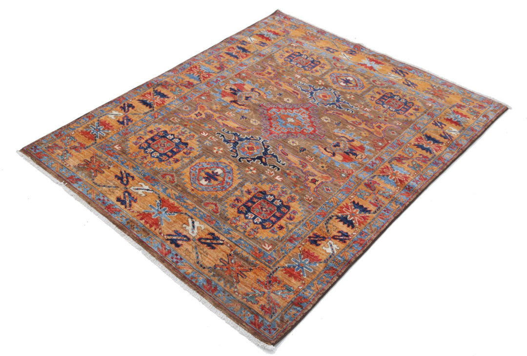Humna 4’ 0″ x 4’ 10” - No. AV54183 - ALRUG Rug Store