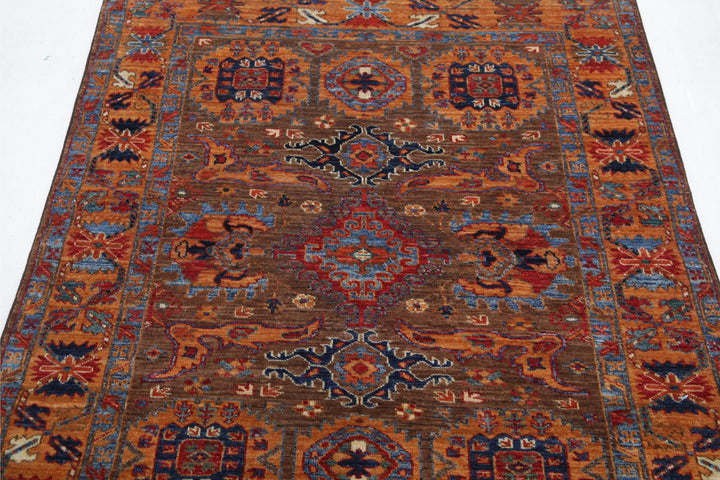 Humna 4’ 0″ x 4’ 10” - No. AV54183 - ALRUG Rug Store