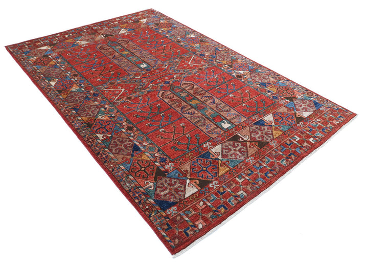 Humna 5’ 6″ x 8’ 3″ - No. AV85976 - ALRUG Rug Store