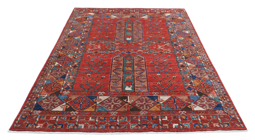 Humna 5’ 6″ x 8’ 3″ - No. AV85976 - ALRUG Rug Store