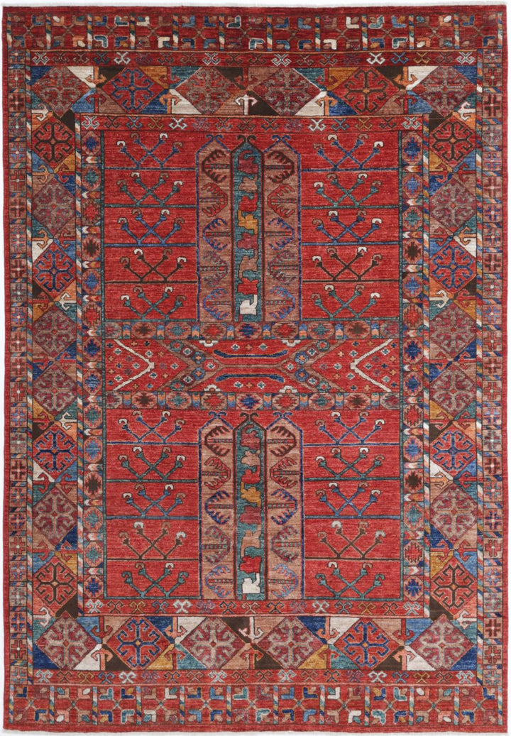 Humna 5’ 6″ x 8’ 3″ - No. AV85976 - ALRUG Rug Store