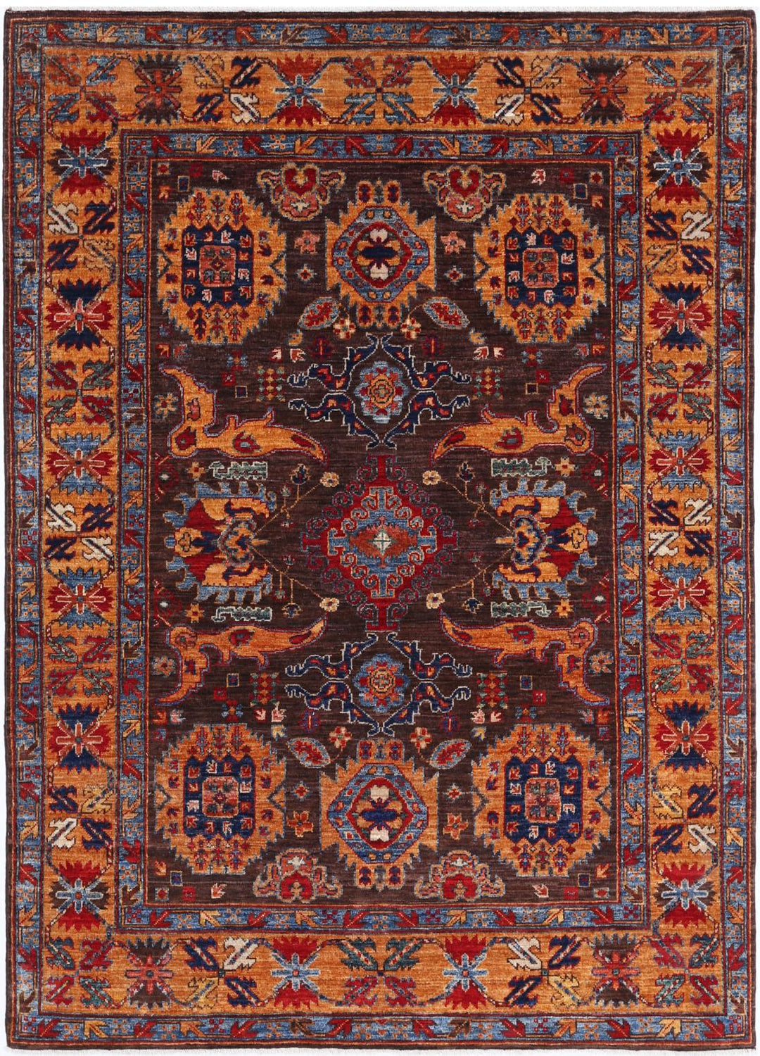 Humna 5’ 0″ x 6’ 10” - No. AV96987 - ALRUG Rug Store