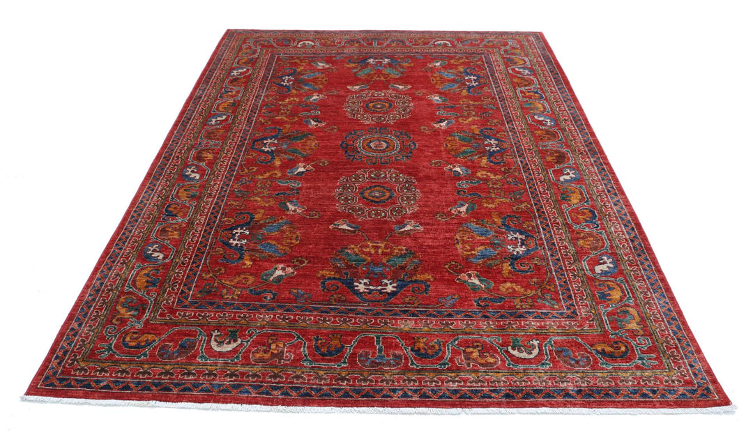 Humna 6’ 0″ x 8’ 9″ - No. AV36820 - ALRUG Rug Store