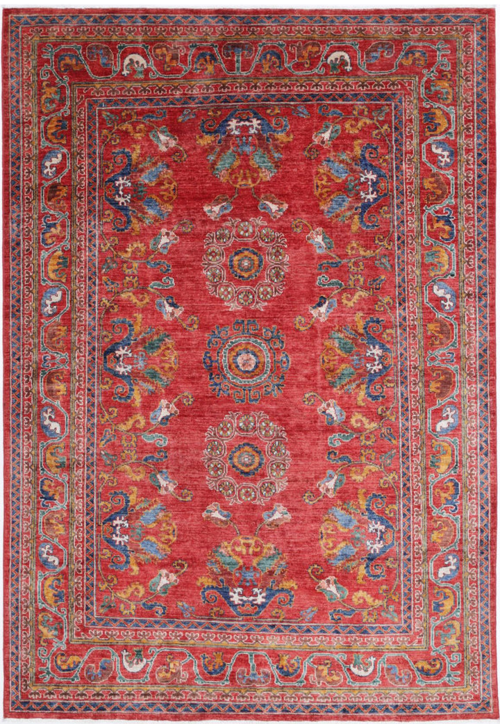 Humna 6’ 0″ x 8’ 9″ - No. AV36820 - ALRUG Rug Store