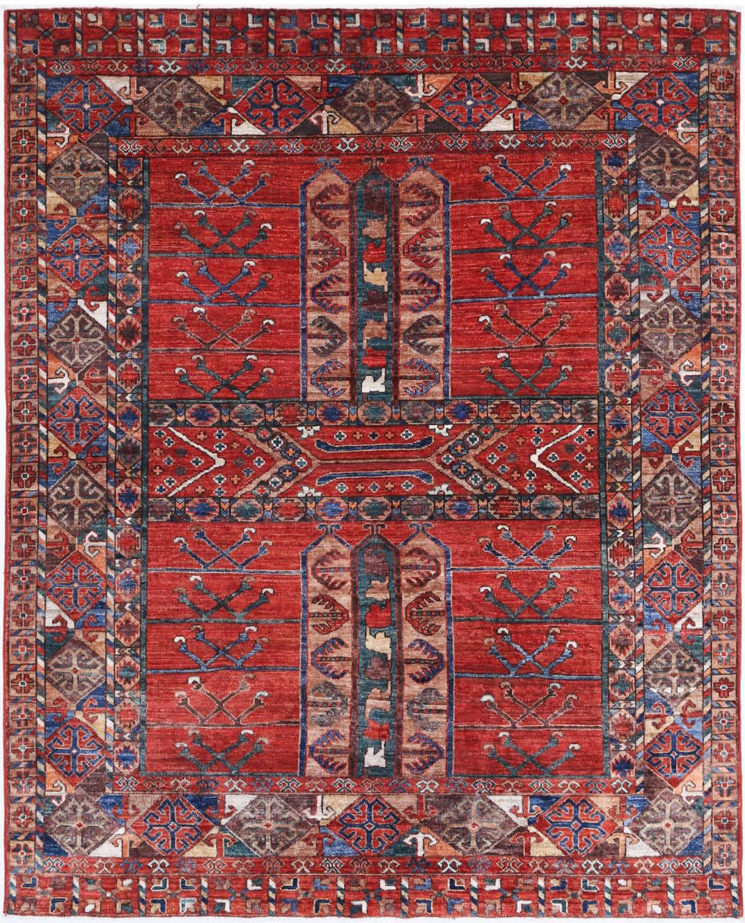 Humna 5’ 5″ x 6’ 8″ - No. AV62088 - ALRUG Rug Store