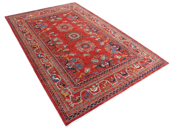Humna 5’ 9″ x 8’ 8″ - No. AV34119 - ALRUG Rug Store