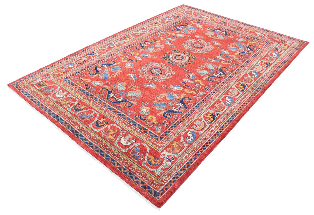 Humna 5’ 9″ x 8’ 8″ - No. AV34119 - ALRUG Rug Store